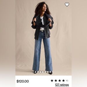 Banana Republic Iconic Classic Wide Leg Jean size 29